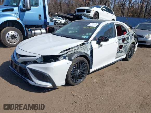 2022 Toyota Camry TRD with VIN 4T1KZ1AK9NU071181, listed as a IAAI auction lot 41758219 with 103,200 mi miles and . Bid and sale history available at DreamBid. Image 18.