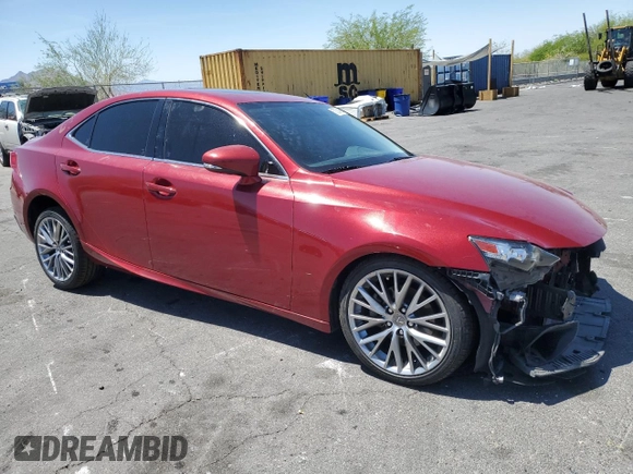 2014 Lexus IS 250 z VIN JTHBF1D20E5037535, wystawiony jako Copart lot #57804695 z przebiegiem 91 850 mil mil oraz Szkoda całkowita • Salvage title. Historia ofert i sprzedaży dostępna na DreamBid. Obrazek 4.