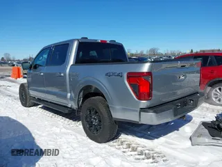 2024 Ford F-150 XLT with VIN 1FTFW3L57RKD19382, listed as a IAAI auction lot 41624945 with 9,765 mi miles. Bid and sale history available at carsss.com. Image 3.