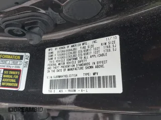 2014 Honda CR-V EX-L z VIN 5J6RM4H76EL037154, wystawiony jako IAAI lot #42449866 z przebiegiem 92 127 mil mil oraz . Historia ofert i sprzedaży dostępna na DreamBid. Obrazek 9.