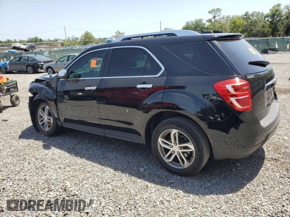 2016 Chevrolet Equinox LTZ with VIN 2GNALDEKXG6194526, listed as a Copart auction lot 56898175 with 107,485 mi miles and Salvage title. Bid and sale history available at DreamBid. Image 2.
