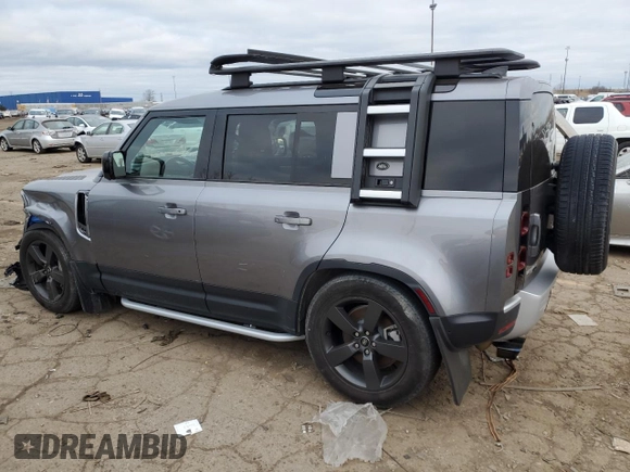 2023 Land Rover Defender SE with VIN SALEP7EU1P2223015, listed as a Copart auction lot 53231065 with 3,662 mi miles and Clean title. Bid and sale history available at DreamBid. Image 2.