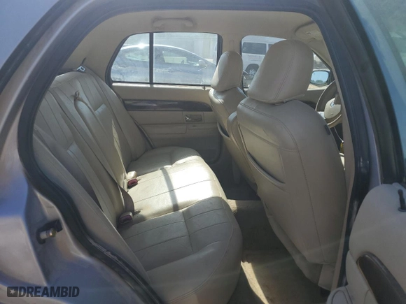 2010 Mercury Grand Marquis LS with VIN 2MEBM7FV8AX601912, listed as a Copart auction lot 57485494 with 60,696 mi miles and Salvage Title. Bid and sale history available at carsss.com. Image 10.