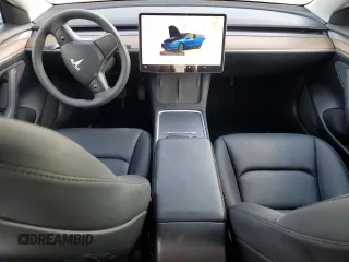 2023 Tesla Model 3 with VIN 5YJ3E1EA0PF550980, listed as a Copart auction lot 53725485 with 23,900 mi miles and Salvage Title. Bid and sale history available at carsss.com. Image 8.