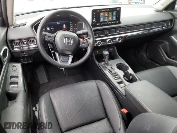 2023 Honda Civic Sedan Touring with VIN 2HGFE1F96PH001880, listed as a Copart auction lot 44256955 with 36,223 mi miles and Clean Title. Bid and sale history available at carsss.com. Image 8.
