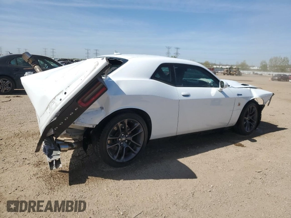 2023 Dodge Challenger R/T Scat Pack z VIN 2C3CDZFJ8PH542866, wystawiony jako Copart lot #56334295 z przebiegiem 23 886 mil mil oraz Szkoda całkowita • Salvage title. Historia ofert i sprzedaży dostępna na DreamBid. Obrazek 3.