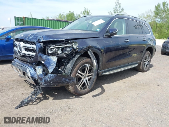 2020 Mercedes-Benz GLS 450 with VIN 4JGFF5KE9LA161262, listed as a IAAI auction lot 42149714 with 41,486 mi miles and . Bid and sale history available at DreamBid. Image 2.