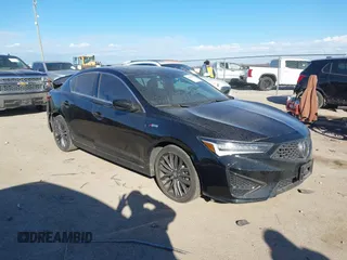 2022 Acura ILX w/Premium/A-Spec Package with VIN 19UDE2F87NA007607, listed as a IAAI auction lot 41370019 with 18,755 mi miles. Bid and sale history available at carsss.com. Image 1.