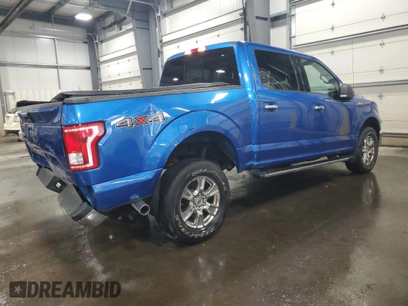 2015 Ford F-150 XLT with VIN 1FTEW1EF8FFA39867, listed as a Copart auction lot 57113965 with 86,807 mi miles and Salvage title. Bid and sale history available at DreamBid. Image 3.
