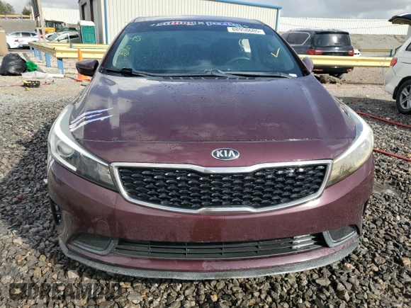 2017 Kia Forte LX with VIN 3KPFK4A70HE081673, listed as a Copart auction lot 88950605 with 0 mi miles and Salvage Title. Bid and sale history available at carsss.com. Image 5.