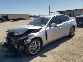 2019 Infiniti Q50 Luxe с VIN JN1EV7AP6KM543346, выставлен на аукционе Copart как лот 56380345 с пробегом 20 744 миль миль и Списание • Salvage title. История ставок и продаж доступна на DreamBid. Изображение 1.