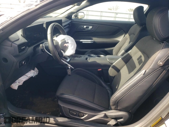 2024 Ford Mustang EcoBoost with VIN 1FA6P8TH3R5107216, listed as a Copart auction lot 43334045 with 31,659 mi miles and Salvage Title. Bid and sale history available at DreamBid. Image 7.