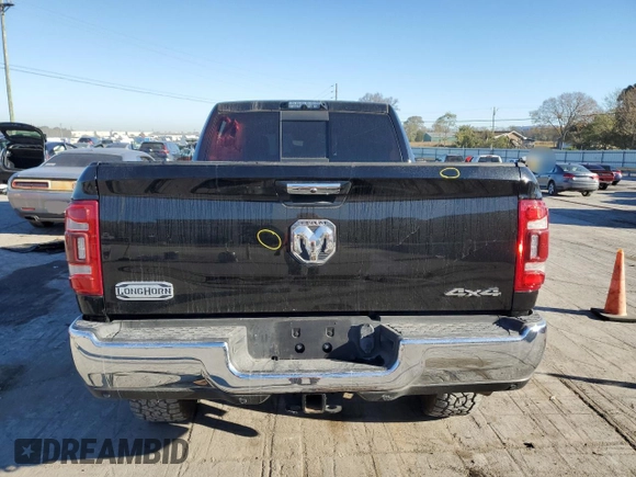 2020 Ram 2500 Laramie Longhorn с VIN 3C6UR5GLXLG223268, выставлен на аукционе Copart как лот 76683674 с пробегом 45 807 миль миль и Чистый • Clean title. История ставок и продаж доступна на DreamBid. Изображение 6.