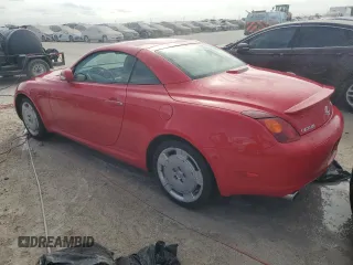 2002 Lexus SC 430 with VIN JTHFN48YX20012798, listed as a Copart auction lot 75269794 with 81,421 mi miles and Non Repairable. Bid and sale history available at DreamBid. Image 2.