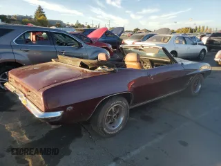 1969 Pontiac GTO z VIN 223679N112116, wystawiony jako Copart lot #73057984 z przebiegiem 78 260 mil mil oraz Czysty tytuł • Clean title. Historia ofert i sprzedaży dostępna na DreamBid. Obrazek 3.