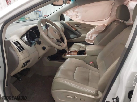 2012 Nissan Murano S with VIN JN8AZ1MW9CW229751, listed as a IAAI auction lot 41491188 with 123,209 mi miles. Bid and sale history available at carsss.com. Image 5.
