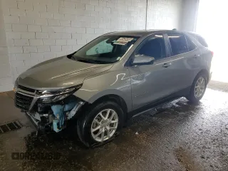 2024 Chevrolet Equinox LT with VIN 3GNAXUEG5RS212662, listed as a Copart auction lot 66435495 with 39,464 mi miles and Salvage title. Bid and sale history available at DreamBid. Image 1.