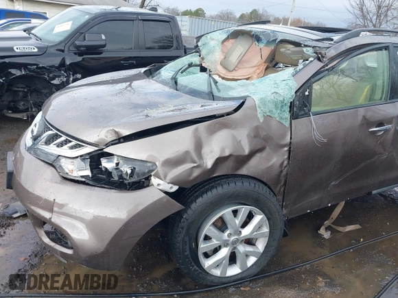 2014 Nissan Murano LE with VIN JN8AZ1MU4EW414243, listed as a IAAI auction lot 41106366 with 72,395 mi miles. Bid and sale history available at carsss.com. Image 6.