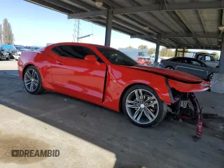 2018 Chevrolet Camaro 1LT with VIN 1G1FB1RS8J0128723, listed as a Copart auction lot 51802045 with 76,372 mi miles and Salvage Title. Bid and sale history available at carsss.com. Image 4.