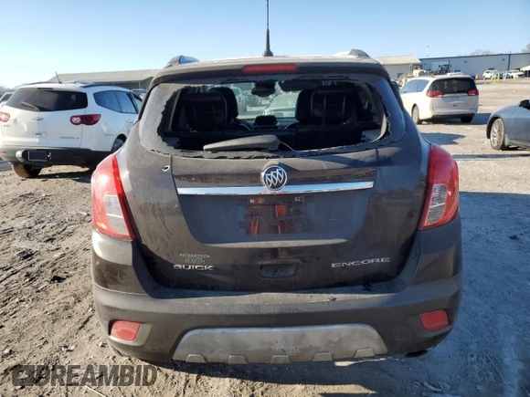 2014 Buick Encore Convenience with VIN KL4CJBSB8EB677792, listed as a Copart auction lot 41780965 with 201,038 mi miles and Clean Title. Bid and sale history available at carsss.com. Image 6.
