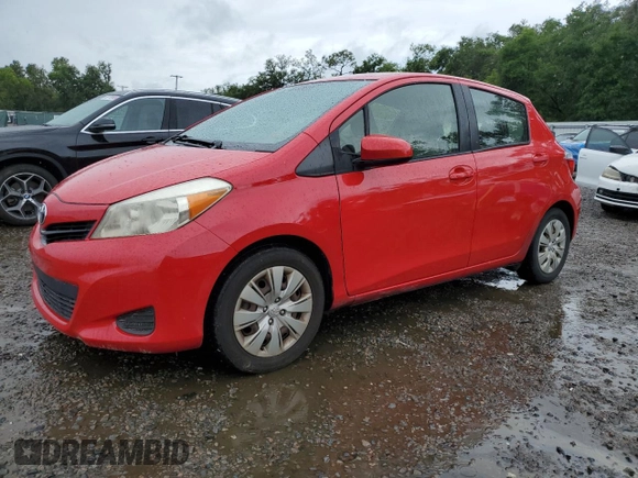 2013 Toyota Yaris L with VIN JTDKTUD39DD548136, listed as a Copart auction lot 56768875 with 147,532 mi miles and Salvage Title. Bid and sale history available at DreamBid. Image 1.