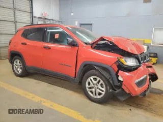 2021 Jeep Compass Sport с VIN 3C4NJCAB8MT508181, выставлен на аукционе Copart как лот 55477055 с пробегом Не указан миль и Списание • Salvage title. История ставок и продаж доступна на DreamBid. Изображение 4.