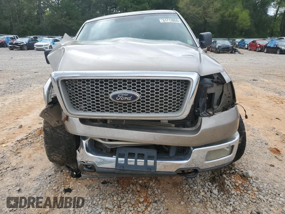 2004 Ford F-150 XLT with VIN 1FTPW14534KA52354, listed as a Copart auction lot 51713855 with 148,707 mi miles and Salvage title. Bid and sale history available at DreamBid. Image 5.