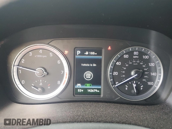 2018 Hyundai Sonata Sport with VIN 5NPE34AF6JH652245, listed as a Copart auction lot 49979625 with 142,679 mi miles and Salvage Title. Bid and sale history available at carsss.com. Image 9.