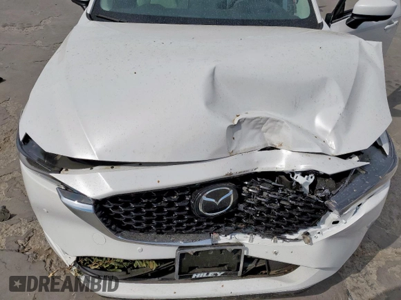 2025 Mazda CX-5 2.5 S Premium Plus Package with VIN JM3KFBEM6S0544933, listed as a Copart auction lot 50345565 with 506 mi miles and Salvage Title. Bid and sale history available at carsss.com. Image 12.