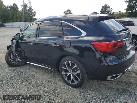 2019 Acura MDX w/Advance Pkg with VIN 5J8YD4H89KL025345, listed as a Copart auction lot 68097433 with 86,117 mi miles. Bid and sale history available at carsss.com. Image 2.
