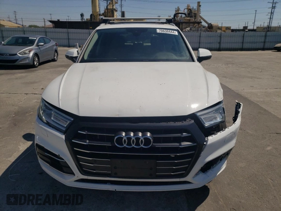 2020 Audi Q5 Premium with VIN WA1G2AFYXL2049169, listed as a Copart auction lot 70630444 with 78,968 mi miles and Salvage Title. Bid and sale history available at carsss.com. Image 5.