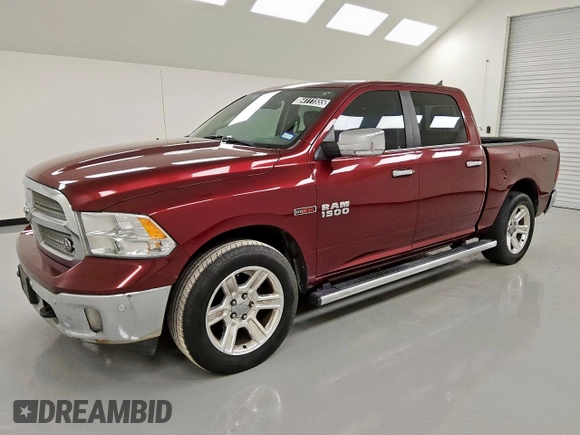 2018 Ram 1500 Lone Star Silver with VIN 1C6RR6LM4JS239160, listed as a Copart auction lot 64111555 with 158,195 mi miles and Clean title. Bid and sale history available at DreamBid. Image 1.