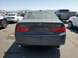 2006 Acura TSX Navi with VIN JH4CL96916C016258, listed as a Copart auction lot 58802155 with 207,697 mi miles and Salvage title. Bid and sale history available at DreamBid. Image 6.