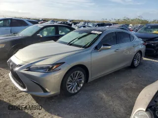 2022 Lexus ES with VIN 58AFZ1B19NU139270, listed as a Copart auction lot 76673754 with 0 mi miles and Non Repairable. Bid and sale history available at carsss.com. Image 1.