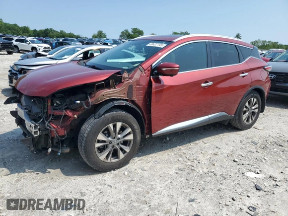 2015 Nissan Murano SL z VIN 5N1AZ2MH5FN229061, wystawiony jako Copart lot #60407145 z przebiegiem 62 908 mil mil oraz Czysty tytuł • Clean title. Historia ofert i sprzedaży dostępna na DreamBid. Obrazek 1.
