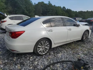 2014 Acura RLX Tech Pkg with VIN JH4KC1F56EC007600, listed as a Copart auction lot 66319624 with 145,375 mi miles and Salvage Title. Bid and sale history available at carsss.com. Image 3.