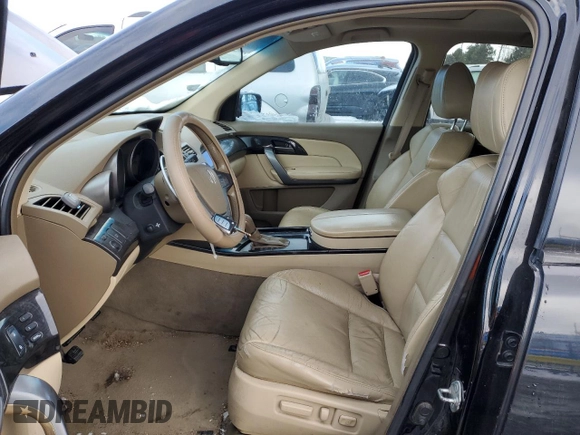 2008 Acura MDX Tech Pkg with VIN 2HNYD28328H532921, listed as a Copart auction lot 41893715 with 189,592 mi miles and Salvage Title. Bid and sale history available at carsss.com. Image 7.