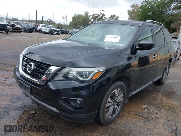 2018 Nissan Pathfinder S with VIN 5N1DR2MN1JC640710, listed as a IAAI auction lot 41589166 with 93,554 mi miles and . Bid and sale history available at DreamBid. Image 19.