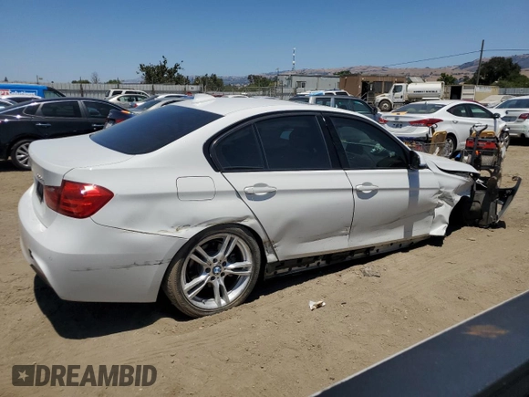 2015 BMW 3 Series 328d with VIN WBA3D3C5XFK158530, listed as a Copart auction lot 60341705 with 82,950 mi miles and Salvage title. Bid and sale history available at DreamBid. Image 3.