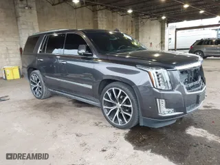 2017 Cadillac Escalade Premium Luxury with VIN 1GYS3CKJ0HR263565, listed as a IAAI auction lot 41615401 with 105,773 mi miles. Bid and sale history available at carsss.com. Image 1.