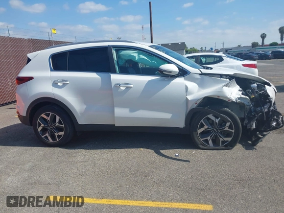 2021 Kia Sportage EX with VIN KNDPN3ACXM7936960, listed as a IAAI auction lot 42115357 with 27,964 mi miles and . Bid and sale history available at DreamBid. Image 12.