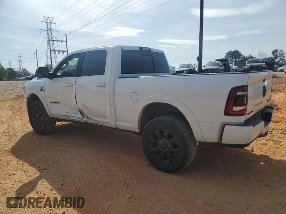 2022 Ram 2500 Limited with VIN 3C6UR5SL4NG339401, listed as a Copart auction lot 51105915 with 106,633 mi miles and Salvage title. Bid and sale history available at DreamBid. Image 2.