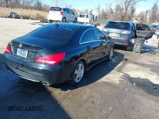 2016 Mercedes-Benz CLA with VIN WDDSJ4EB9GN372088, listed as a IAAI auction lot 41655141 with 83,726 mi miles. Bid and sale history available at carsss.com. Image 4.