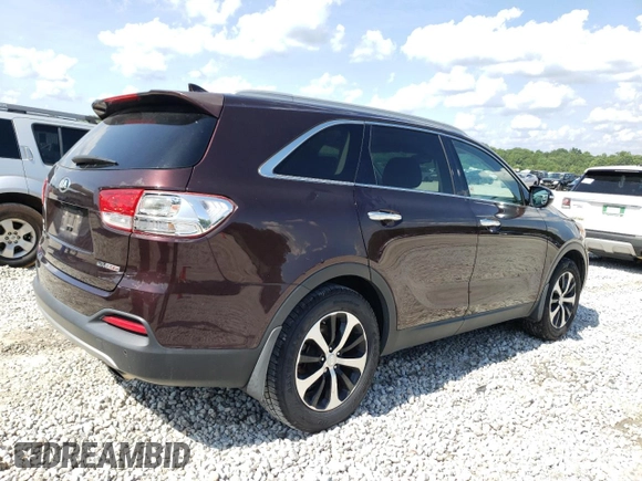 2016 Kia Sorento EX z VIN 5XYPH4A16GG032817, wystawiony jako Copart lot #61597135 z przebiegiem 90 911 mil mil oraz Szkoda całkowita • Salvage title. Historia ofert i sprzedaży dostępna na DreamBid. Obrazek 3.