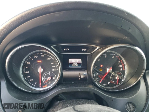 2019 Mercedes-Benz CLA with VIN WDDSJ4EB5KN720316, listed as a Copart auction lot 41435813 with 59,216 mi miles. Bid and sale history available at carsss.com. Image 9.