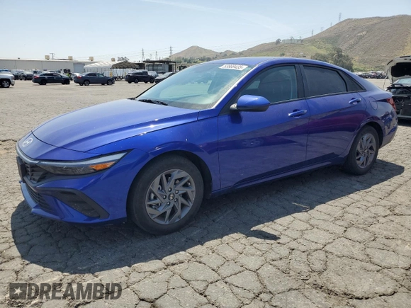 2024 Hyundai Elantra SEL with VIN KMHLM4DG1RU697941, listed as a Copart auction lot 53869435 with 13,915 mi miles and Salvage title. Bid and sale history available at DreamBid. Image 1.