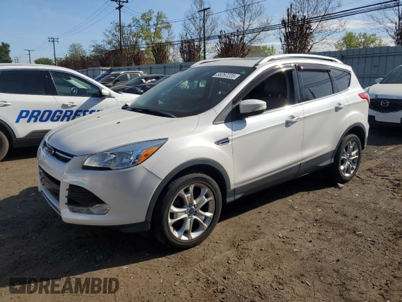 2016 Ford Escape Titanium with VIN 1FMCU9J96GUC47993, listed as a Copart auction lot 55267225 with 64,137 mi miles and Clean Title. Bid and sale history available at carsss.com. Image 1.