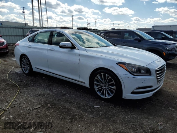 2015 Hyundai Genesis 3.8L with VIN KMHGN4JE2FU100373, listed as a Copart auction lot 50144325 with 89,547 mi miles and Salvage Title. Bid and sale history available at carsss.com. Image 4.