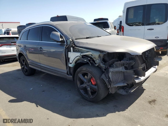 2012 Audi Q7 3.0T S line with VIN WA1DGAFE1CD003292, listed as a Copart auction lot 58688434 with 148,094 mi miles and Salvage Title. Bid and sale history available at carsss.com. Image 4.