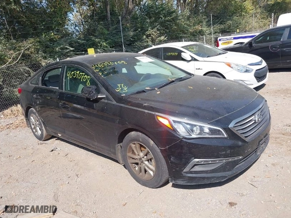 2015 Hyundai Sonata 2.4L SE with VIN 5NPE24AF0FH144993, listed as a IAAI auction lot 40390708 with 160,724 mi miles. Bid and sale history available at carsss.com. Image 1.